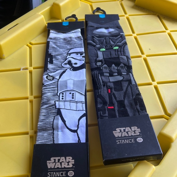 Stance Star Wars Black and White Character Socks - Picture 1 of 1